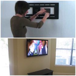 HDTV Wall Mount fits 20 to 55 in TVS