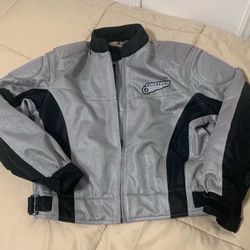 Women’s motorcycle jacket, size LARGE Women’s motorcycle jacket, size