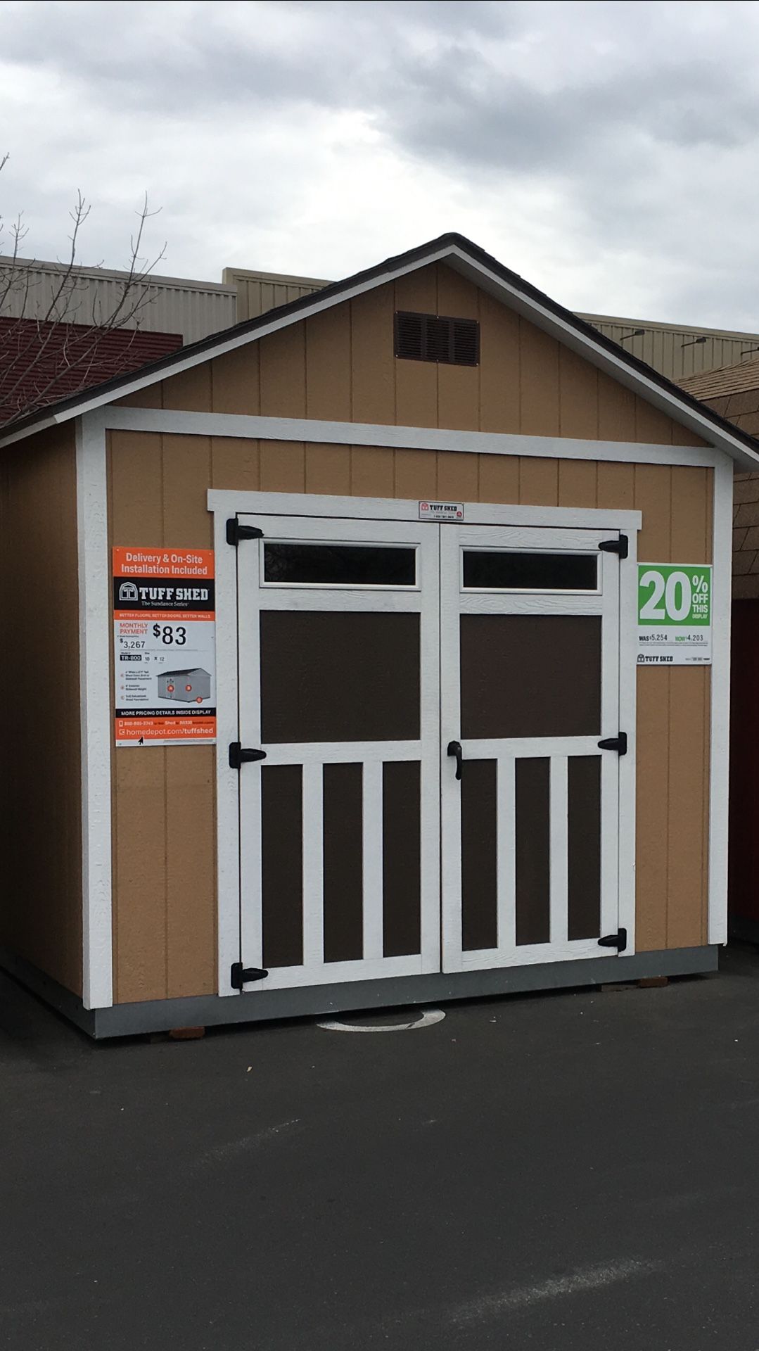 Tuff Shed 20% Discount!!! FREE Delivery!!! Financing Available!!!