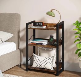 Industrial 3-Tier Bookshelf