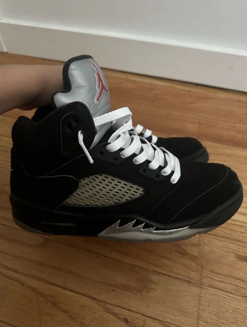 Size 10 Jordan 5 OG Mid Metallic Silver Size 10 - Jordan 5 OG Mid Metallic Silver for sale online  main image 3