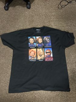 Chucky Days of the Week Graphic T-Shirt