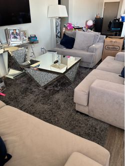 Luxury Glam 7-Piece Living Room Set
