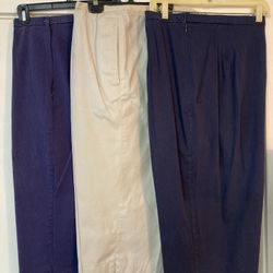 Women’s Capri Pants, Size 20W, Lot of 3