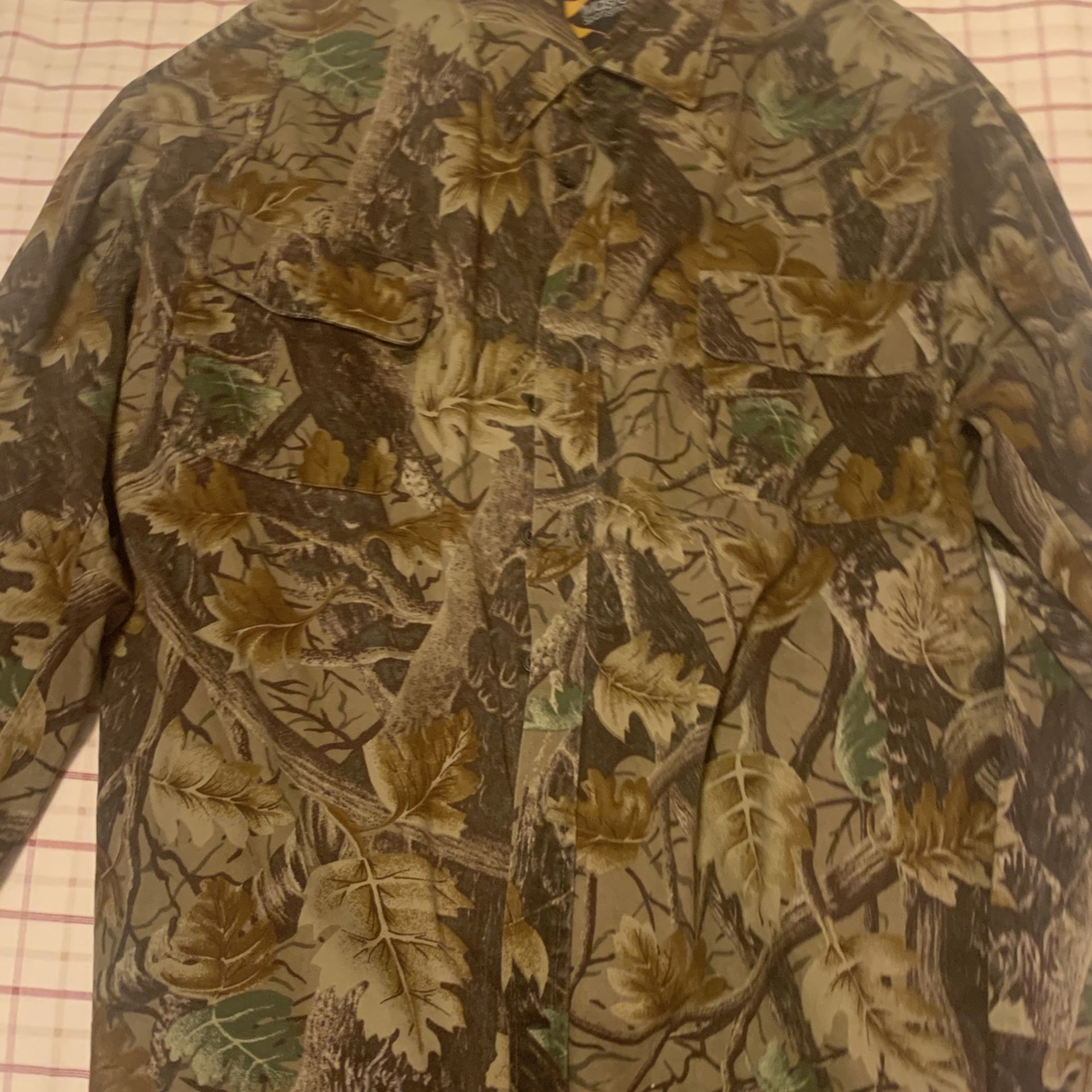 Camouflage Flannel Long Sleeve Shirt 