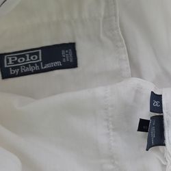 White Men's Polo Ralph Lauren Shorts - Size 32