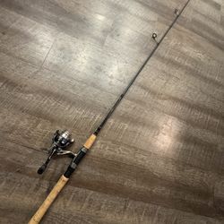 Like New Okuma Cellio 7’ Med 4-10 Lews Speed Spin Fishing Combo. Ready To Fish. 