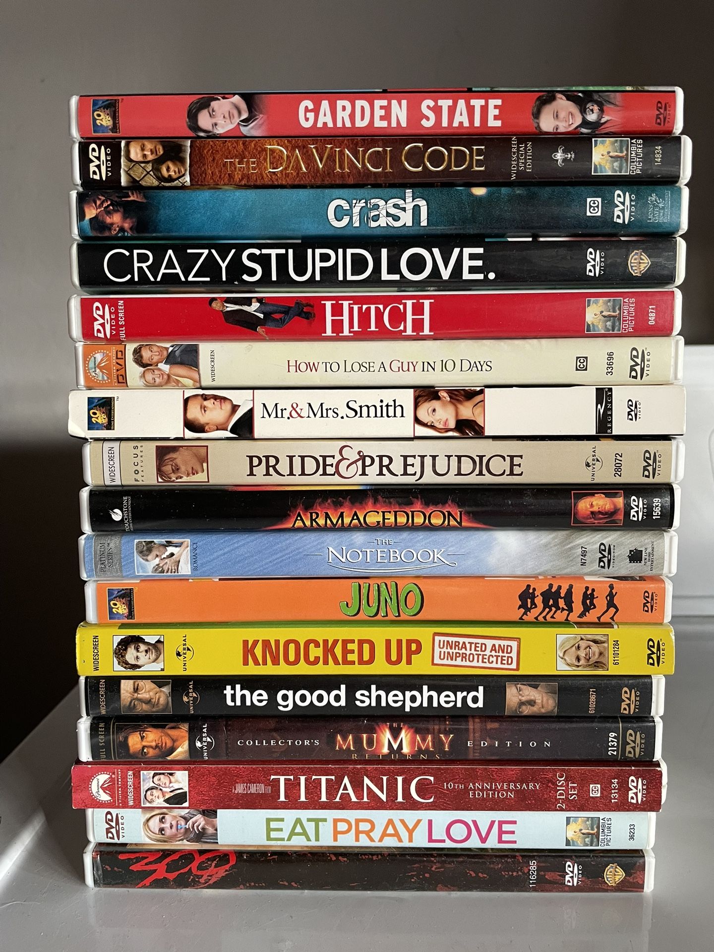 various movies on DVD/blu ray