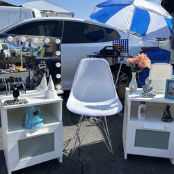 Night Stands, vanity Chair And vanity mirror 