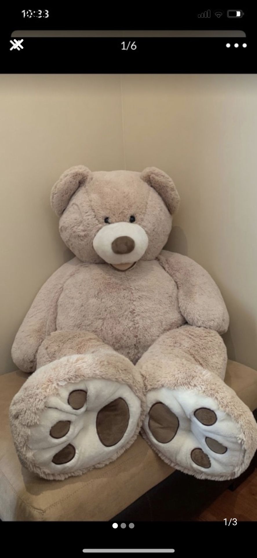 Giant Teddy Bear 4-5 ft