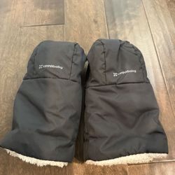 Black Uppababy Stroller Hand Warmer Mits
