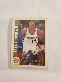 Lattrell Sprewell Rookie Card 