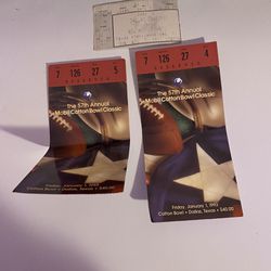 Dallas Cowboys Vs New York Giants Vintage Tickets