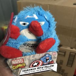 Captain America hideaway mini pillow