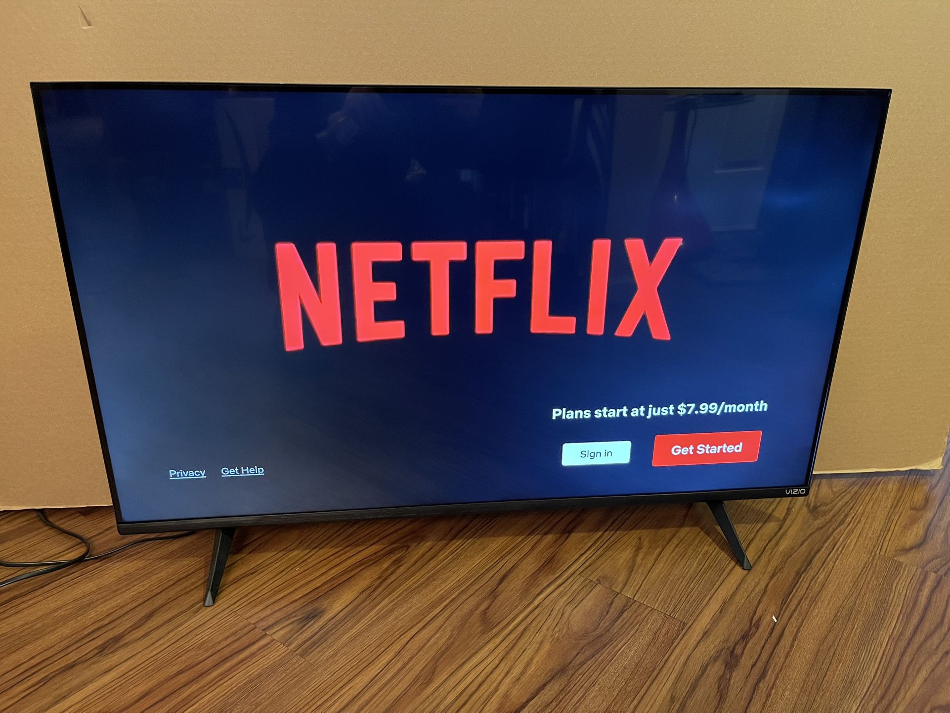 Vizio 43” Smart TV 4K HDR With New Remote Control $100 Firm On Price