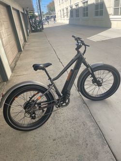 AS IS / PARTS Rad Power Bikes RadRover High Step Electric Fat Tire Gray E Bike Rover