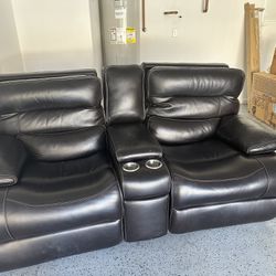 Electric Leather  Recliner 