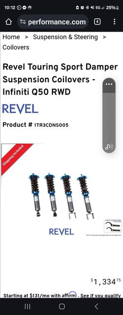 Q50 Rwd Coilovers
