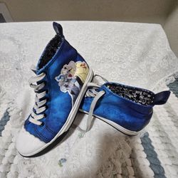 Disney Villains Women's Casual High-Top Sneakers **SIZE 6**
