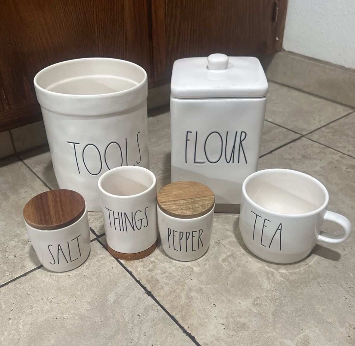 Rae Dunn Set Of 6 Items