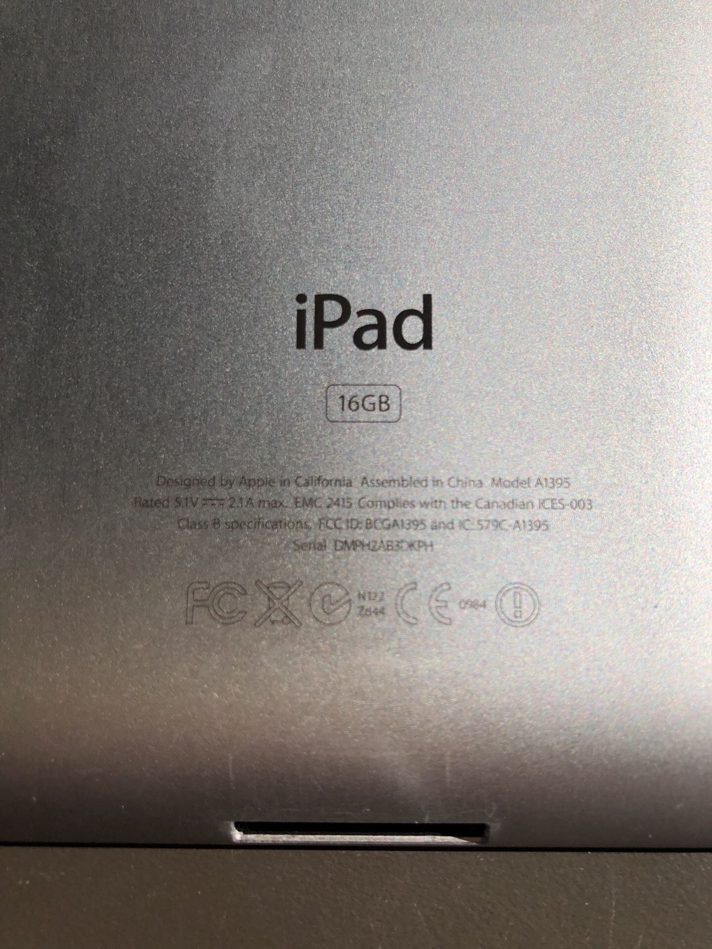 Apple iPad generation 16 GB wi fi white available