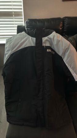 Raiders extra large puffer jacket