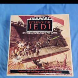 1983 Star Wars Return of the JEDI Battle at Sarlacc's Pit Board Game READ
