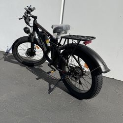 PHJU Peak 5000W Dual Motors Electric Bike for Adults, 60V 20Ah 24" Fat Tire Fast Ebike,MAX 45 mph up to 100 Miles Full Suspension Hydraulic Disc Brake