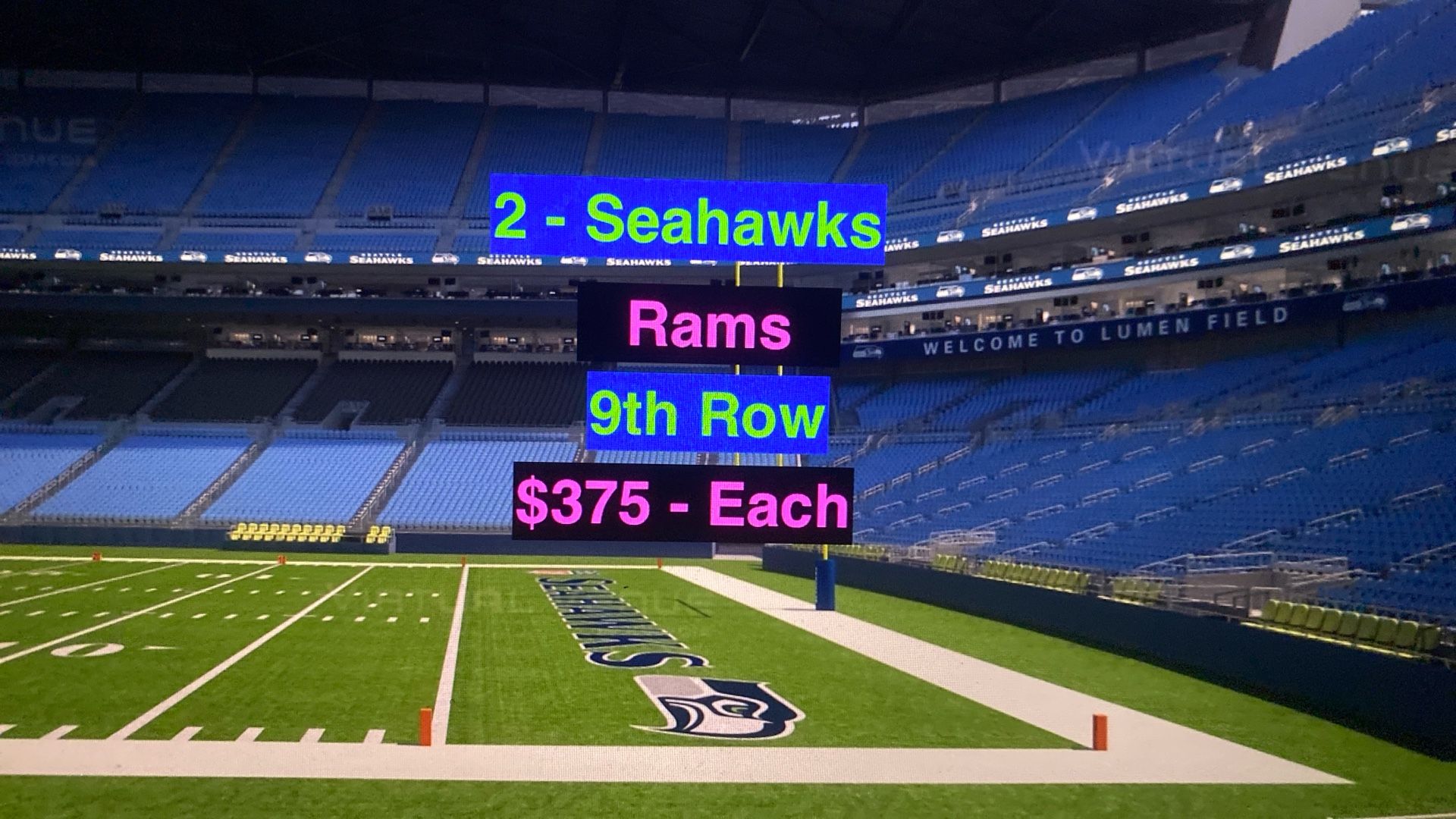 Seahawks Rams Tickets 