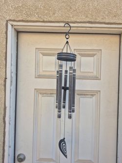 36” wind chime color: gray