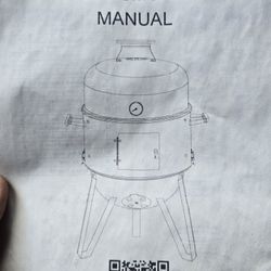 Smoker charcoal or wood brand new in the box