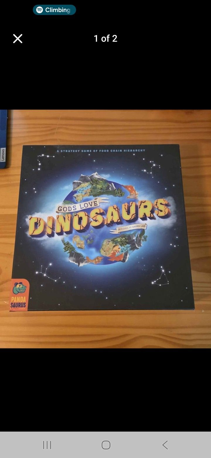 Gods Love Dinosaurs Board Game - Brand New