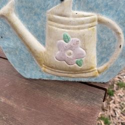 Vintage Metal Basket Decor 