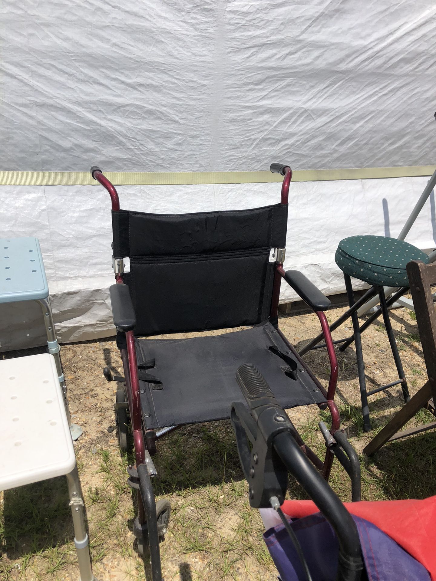 Wheel Chairs Walkers Shower Chairs Strollers $40 And $50 Each