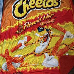 Hot cheeto blanket