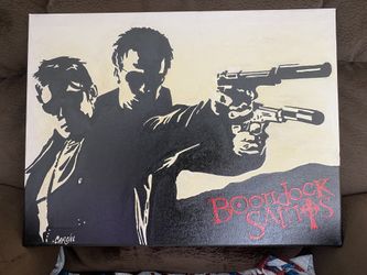 Boondock Saints canvas painting 24x18