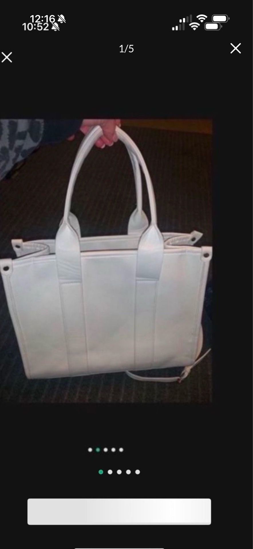 TOTE BAG PURSE WITH CROSSBODY STRAP