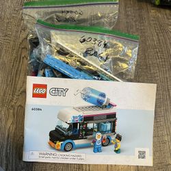 Lego Set 60384 Penguin Slushy Van 