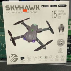 Skyhawk Foldable Video GPS Drone 