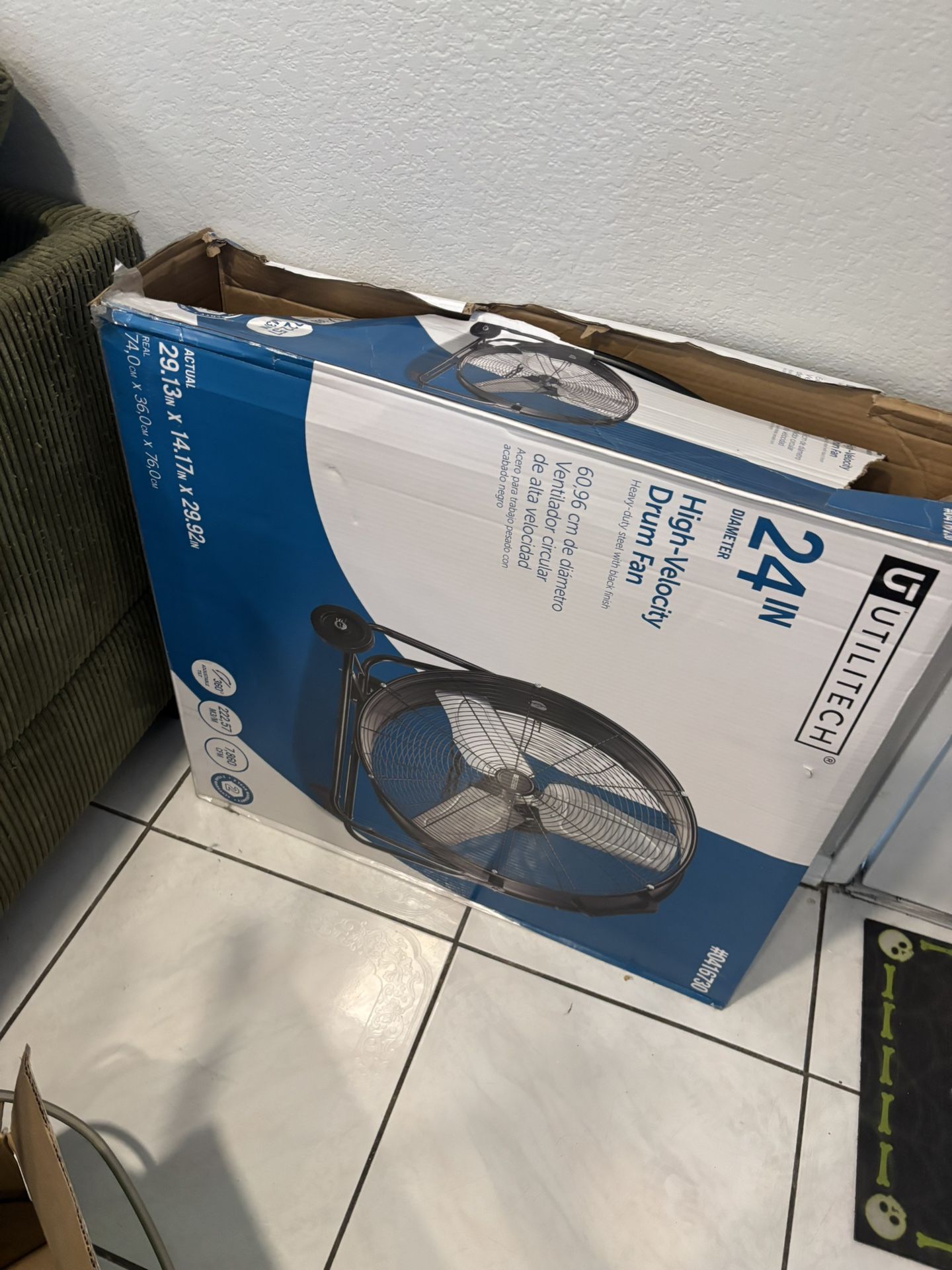 Utilitech 24inch Drum Fan