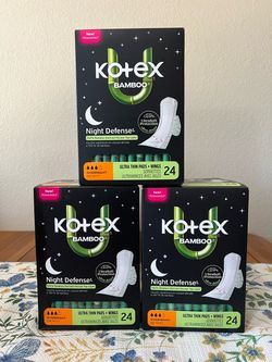 Kotex 3-Pack Pad Bundle