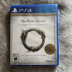 PS4 Elder Scrolls Online: Tamriel Unlimited - Factory Sealed
