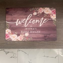bridal shower sign -Jessica