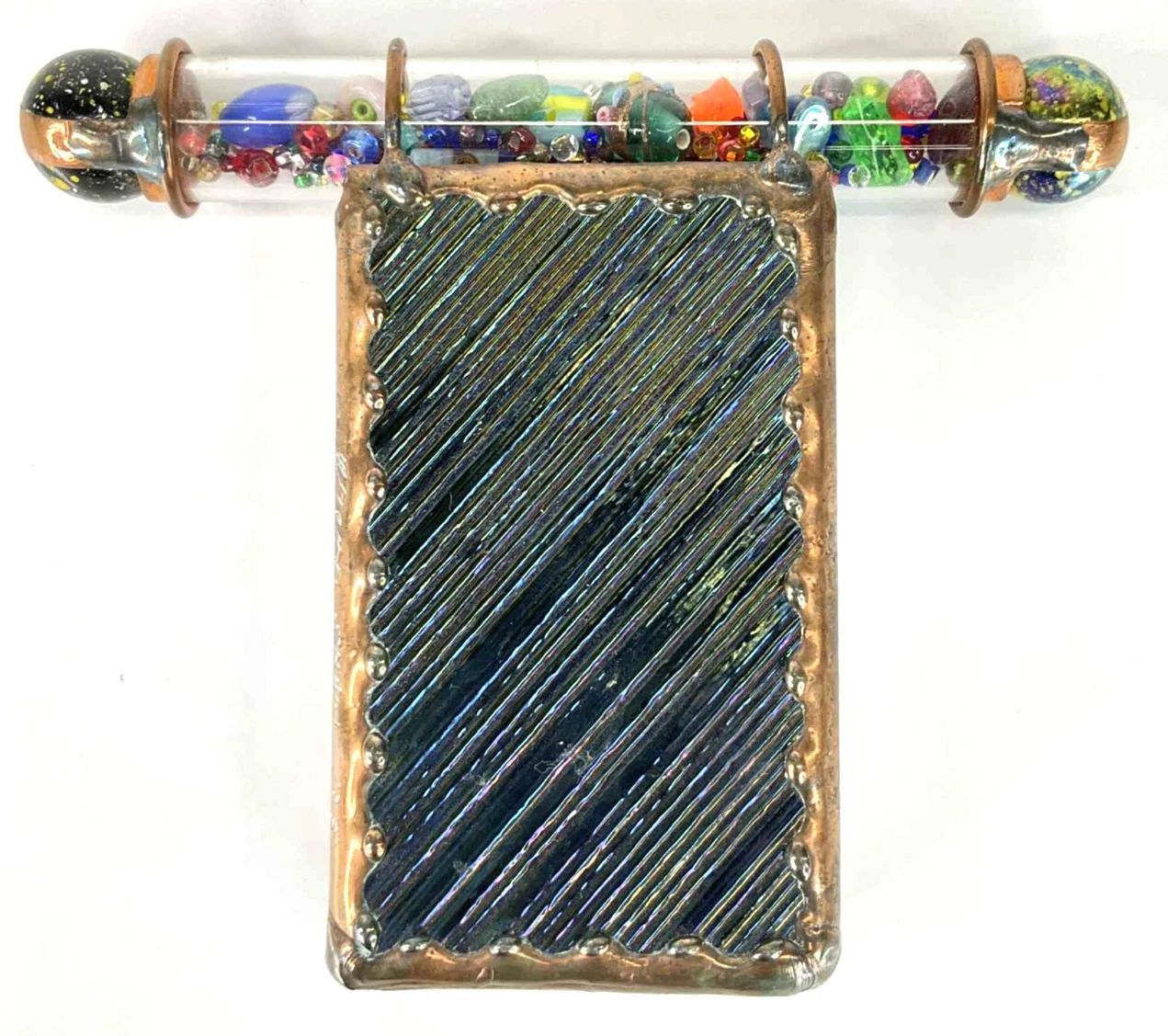 Michael Shaw 123 Signed Stained Glass Kaleidoscope