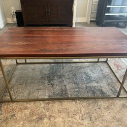 Coffee Table With Matching Side Table 