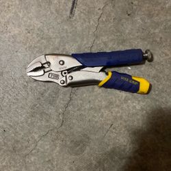 IRWIN VISE-GRIP 7WR Curved Jaw Locking Pliers with Wire Cutter