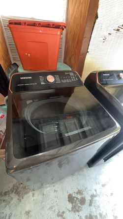Samsung Top Load Washing Machine super speed wash & matching dryer set