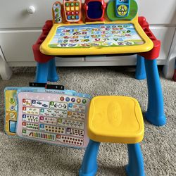 V Tech Touch and Learn activity table deluxe