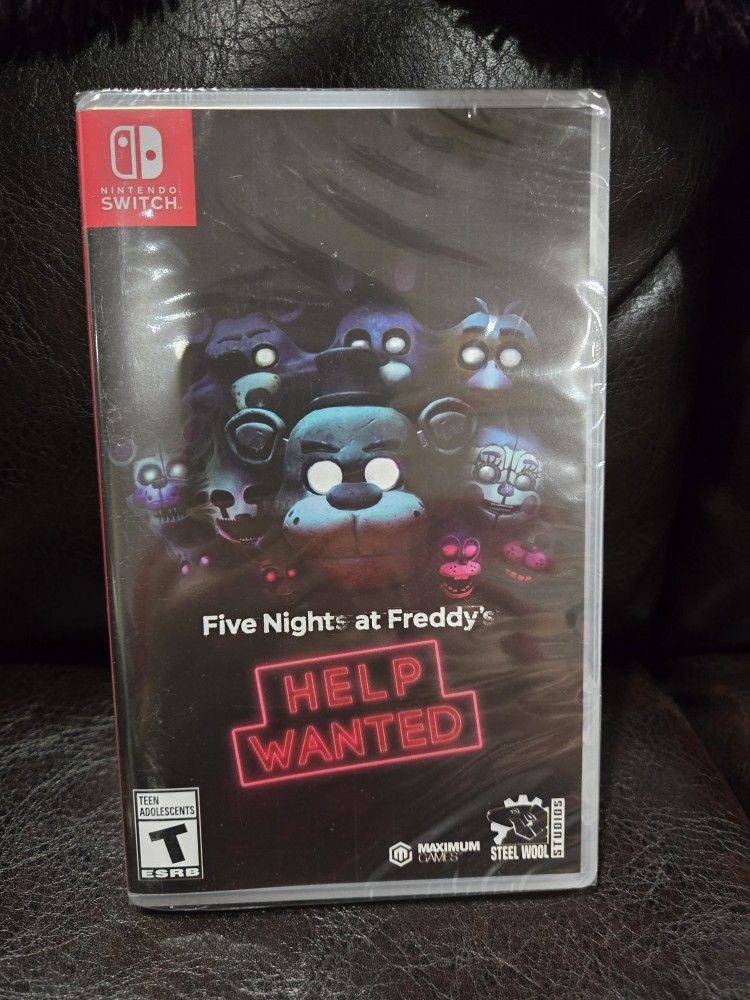 New Sealed Five Nights At Freddy's help wanted nintendo switch game