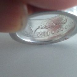 Silver Coin Ring